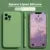 Green silicon iPone 14 case