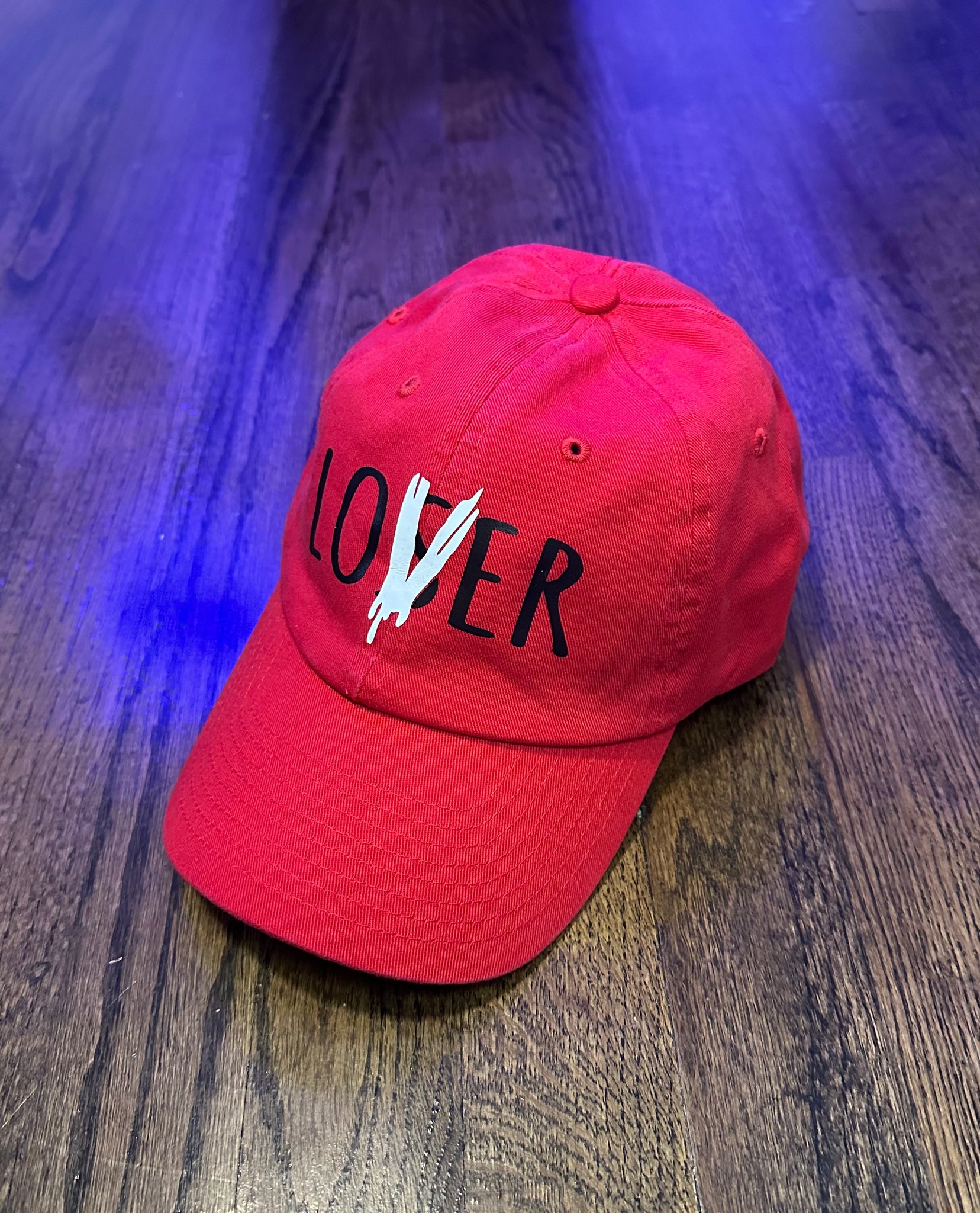 Red Lover Over Loser Dat Hat