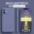 Lavender Grey silicon iPone 14 case