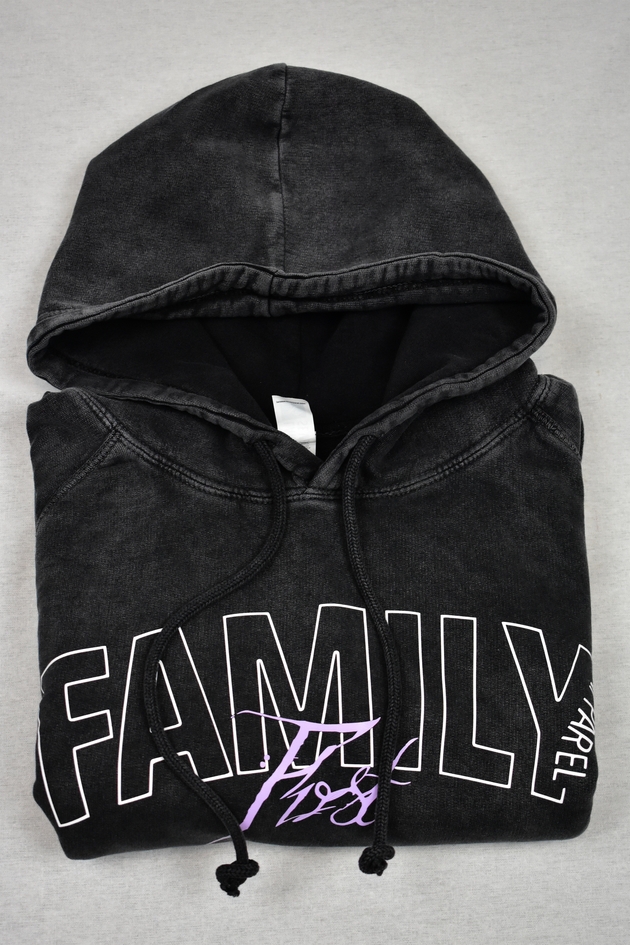 Unisex Vintage Black Hoodie – Family First Apparel